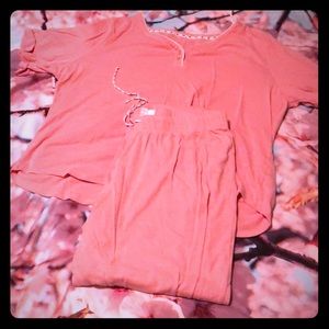 Karen Neuburger pajama set peach 🍑 color size 1X